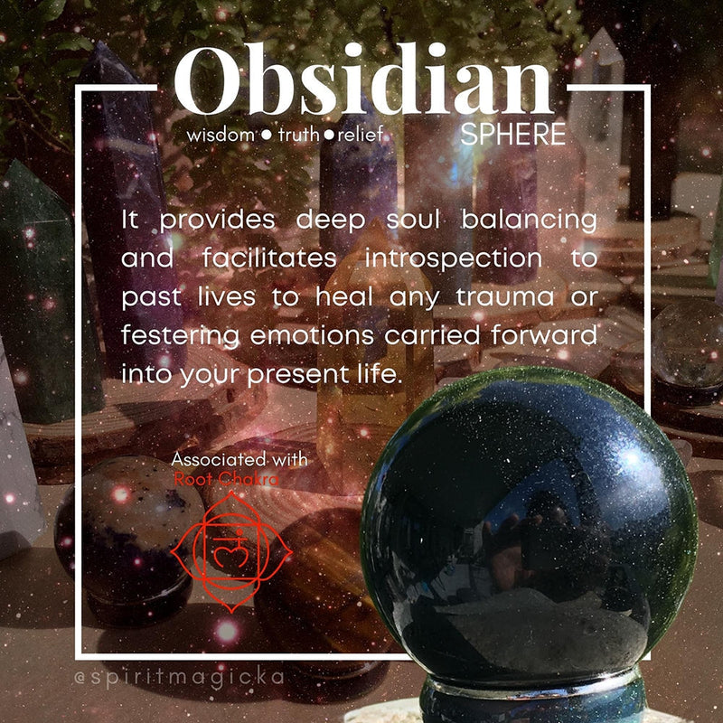 Obsidian Mini-Sphere - sphere