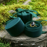 Black Onyx & Gold Protection Ring