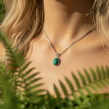 Malachite & Silver Transformation Necklace