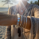 7-teiliges Mala-Perlen-Armband Chakra-Set