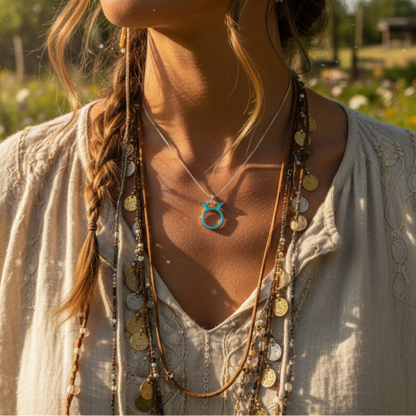 Taurus Opal Necklace  – April 20 to May 20