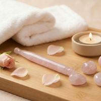 Rose Quartz Acupressure Massage Wand