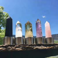 Crystal Gemstone Wand Water Bottle