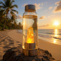 Crystal Gemstone Wand Water Bottle