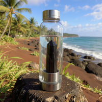 Crystal Gemstone Wand Water Bottle