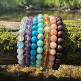 7-teiliges Mala-Perlen-Armband Chakra-Set