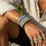 7-teiliges Mala-Perlen-Armband Chakra-Set