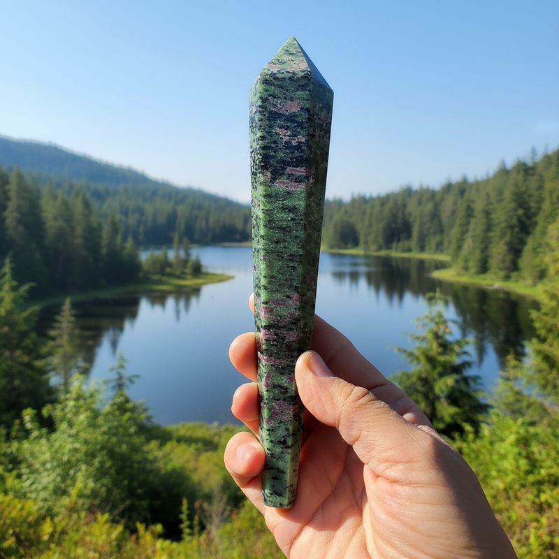 Ruby in Zoisite Point Cut Generator