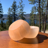 Orange Selenite Crystal Bowl