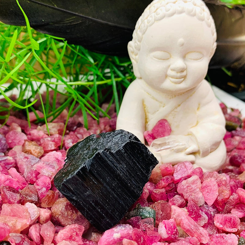 WORKING ON Pink Tourmaline Rough Mini Gemstones (250 Grams) - tumbledstone