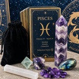 ♓ Pesci - 19 febbraio - 20 marzo - Set Zodiac Crystal Fusion con custodia