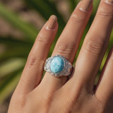 Larimar Wisdom Ring