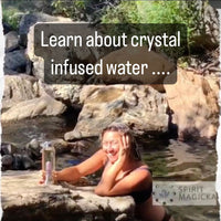 Crystal Gemstone Wand Water Bottle
