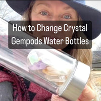 Aventurine Gem Pod Water Bottle 💧