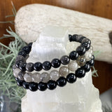 Energy Protection 3-PC Crystal Mala Bracelet Set