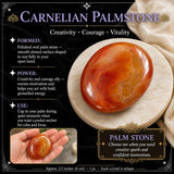 Carnelian Palmstone