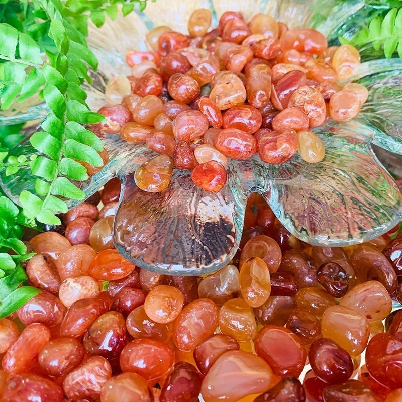 WORKING ON Carnelian Polished Pebble Gemstones Stones - tumbledstone