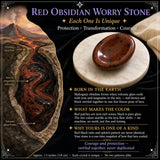 Red Obsidian bekymringsstein