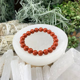 Mala Red Jasper Bracelet With Velvet Pouch