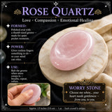 Rose Quartz Worry Stone