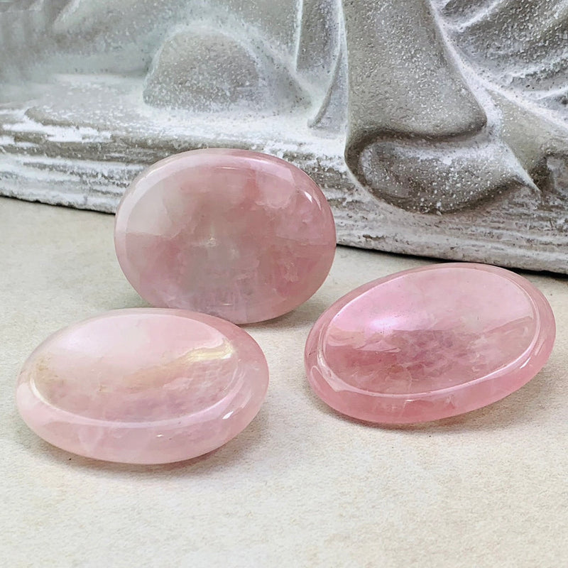 Rose Quartz Worry Stone - worrystone