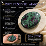 Rubin in Zoisit-Palmstein