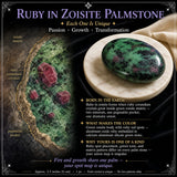 Rubin in Zoisit-Palmstein