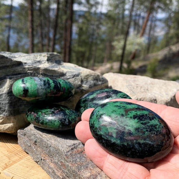 Ruby In Zoisite Palmstone