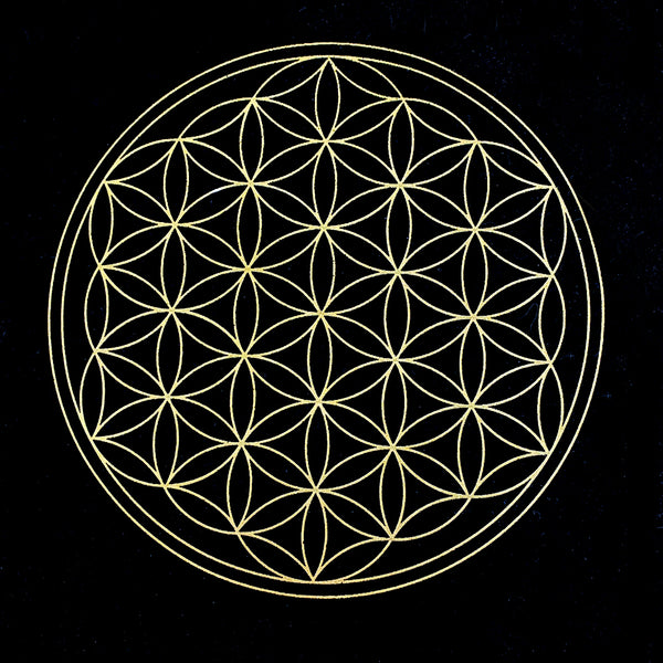 Velvet Flower Of Life Altar Cloth