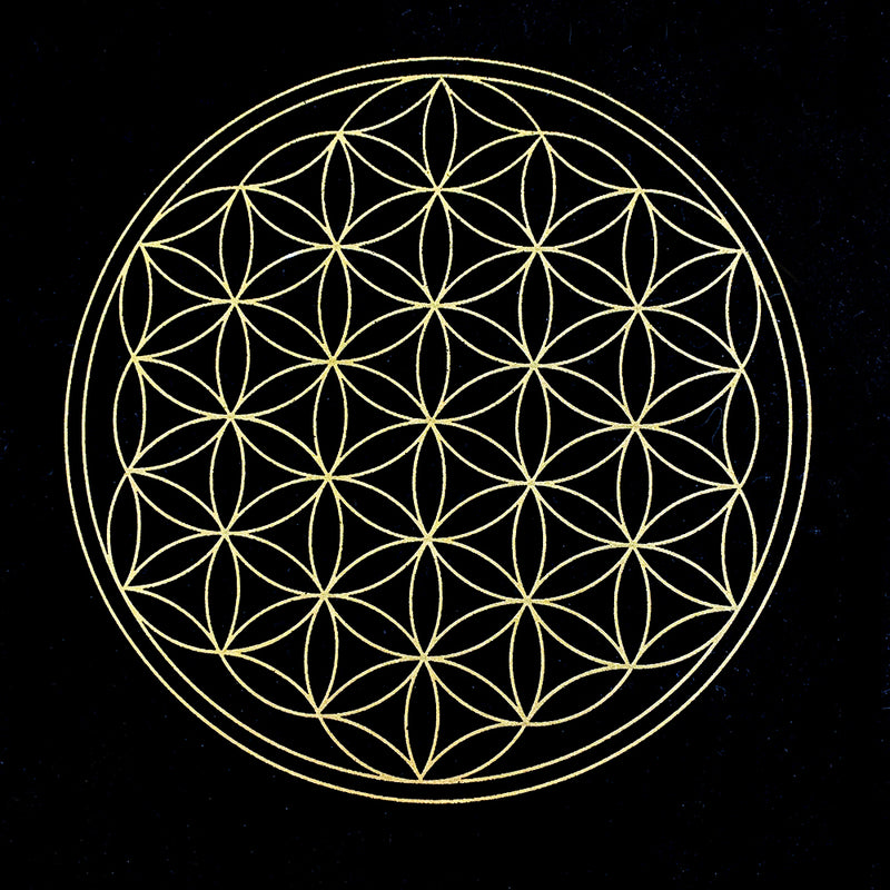 Velvet Flower Of Life Altar Cloth