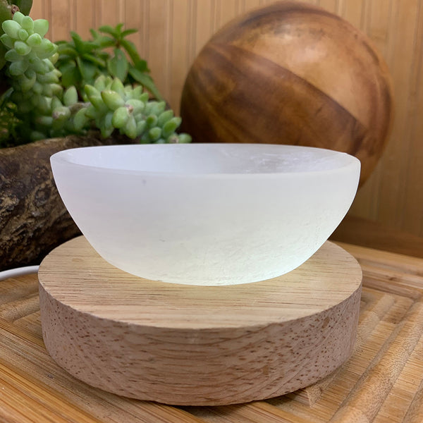 Selenite Crystal Bowl Mood Light