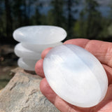 Selenite Palmstone