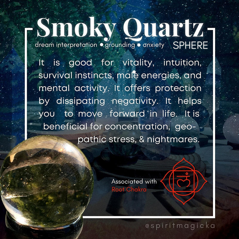 Smoky Quartz Mini-Sphere - sphere