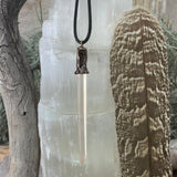 Smoky Quartz Sword Pendant