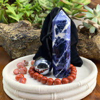 Mala Bracelet & Balancing Crystal Set 🙏 - 70% Off