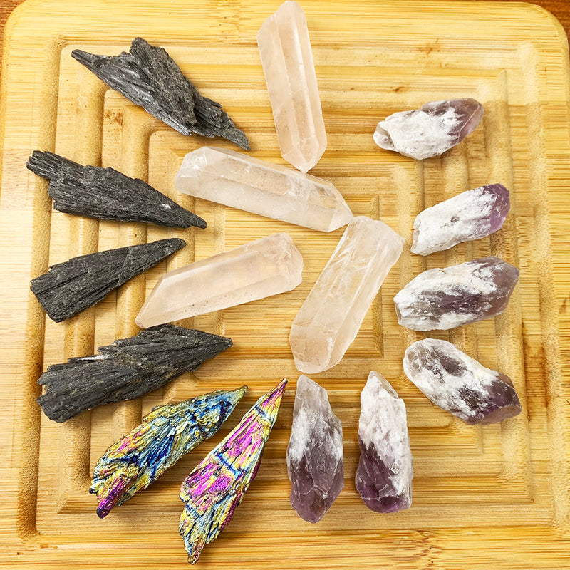 🌀 Crystal Wire Wrapping Starter Kit Including Crystals