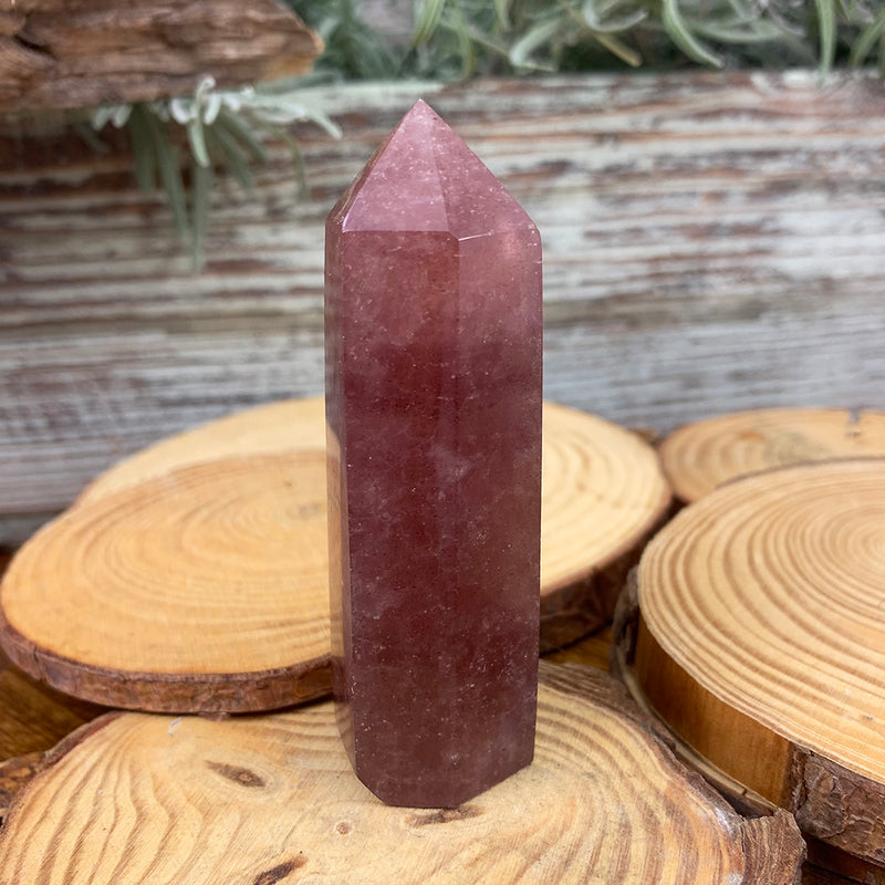 Strawberry Quartz  Point