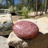 Strawberry Quartz Palmstone