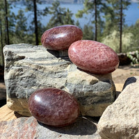 Strawberry Quartz Palmstone