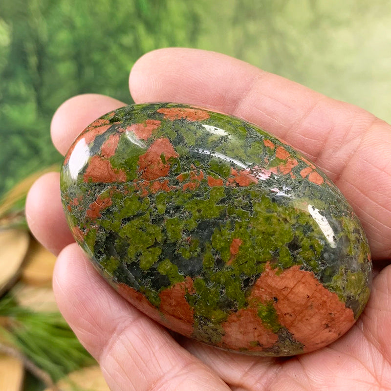 Unakite Palmstone