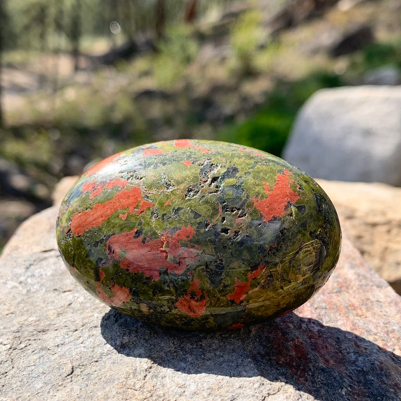 Unakite Palmstone