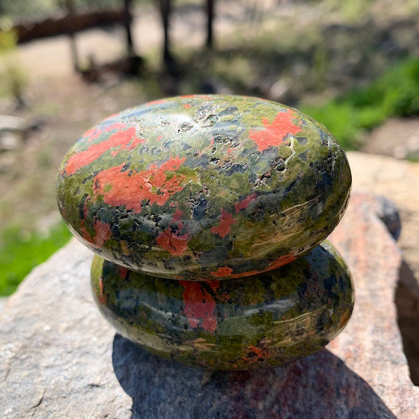 Unakite Palmstone