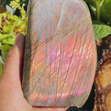 Large (2.42 lbs.) Purple Flash Labradorite Freeform (Item #1015)