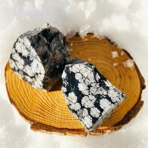 Snowflake Obsidian Rough Natural Stone