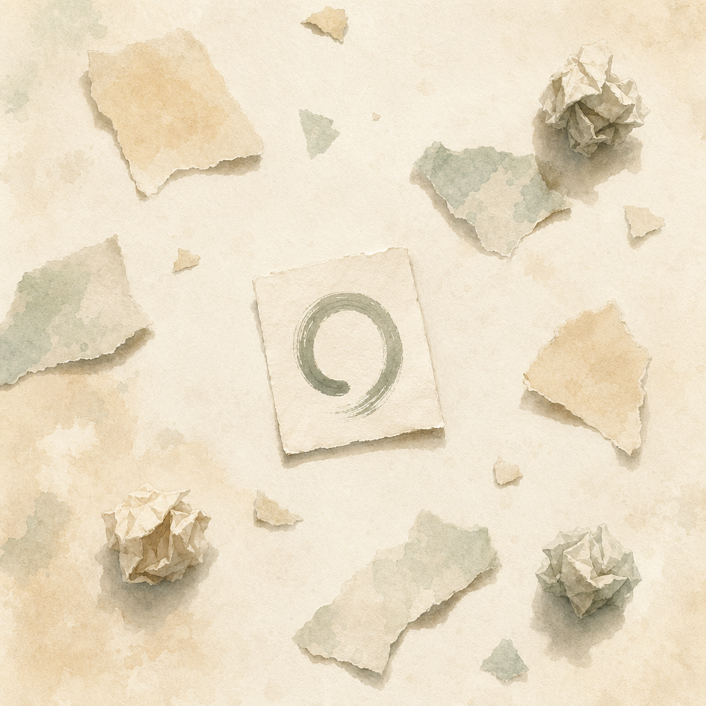 A single affirmation isn't enough on its own &mdash; scattered fragments of money advice float around an anxious mind.